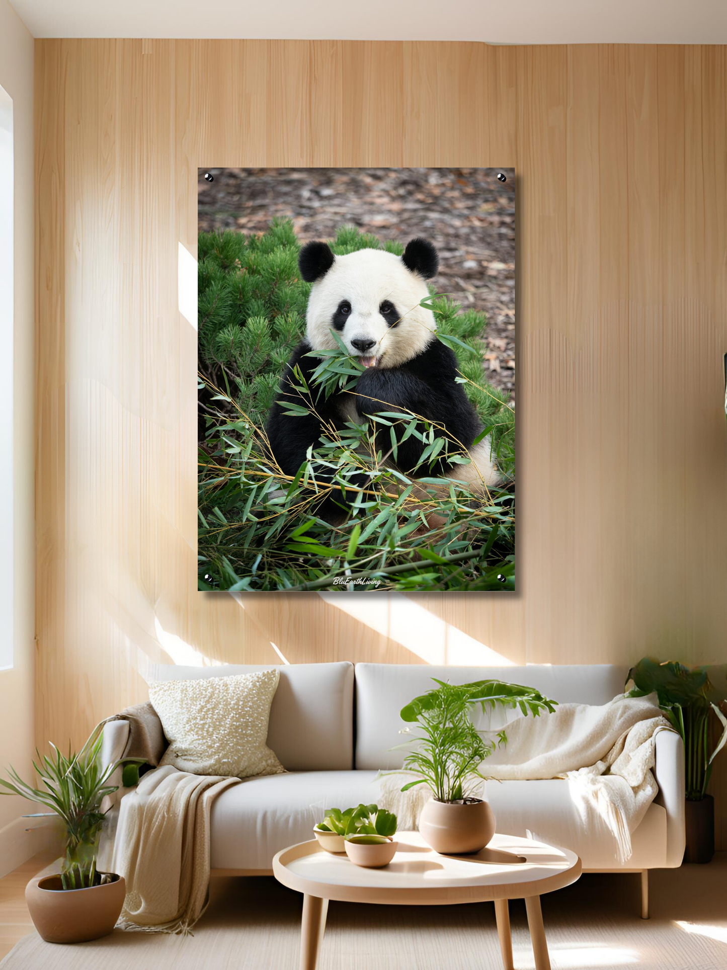 Panda Wall Art 'Bon appetit'