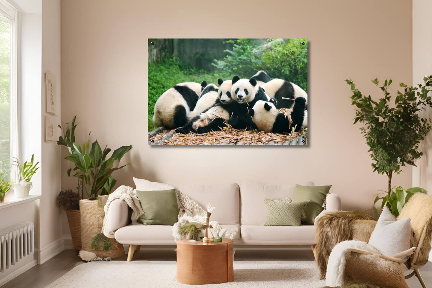 Panda Wall Art 'Bijeenkomst'